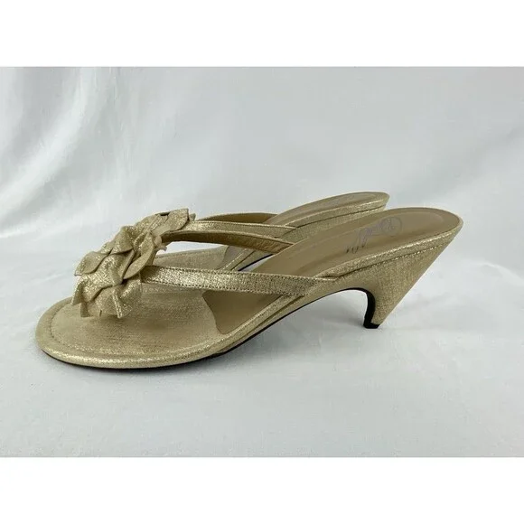 Donald J. Pliner Gold Sandals! Gorgeous. 10. - Picture 7 of 13